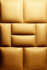 Wall Mural - Sepia picture of genuine leather upholstery ....