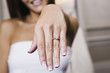© Ned Frisk/Blend Images - Bride showing off ring