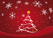 vector illustration christmas tree