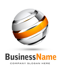 Business logo design 3D