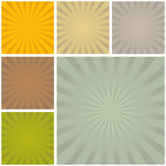 Wall Mural - sunburst abstract vector.