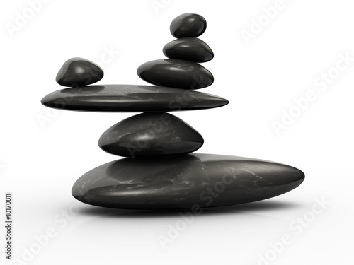 Stone in balance