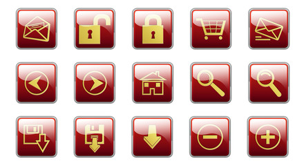Glossy web buttons