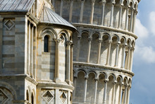 Leaning Tower Of Pisa. Detail