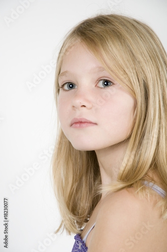 Hübsches Gesicht Portrait Eines Mädchen Stock Foto Adobe Stock