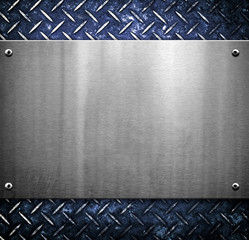 Poster - pattern of metal background