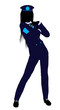 © Kathy Gold - Girl Illustration Silhouette