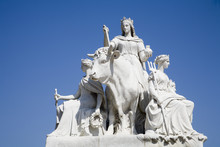 London - Albert Memorial - Sculpture Of Europa