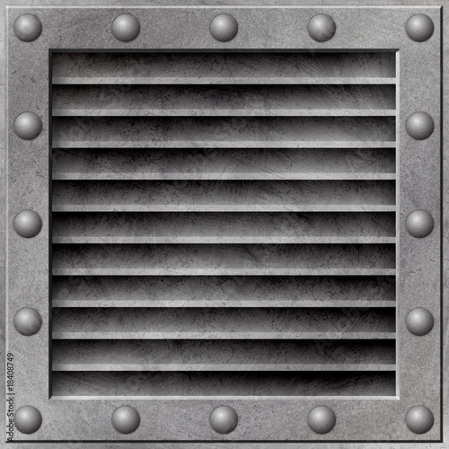 Board z aluminiowym obramowaniem Tło grunge metalu