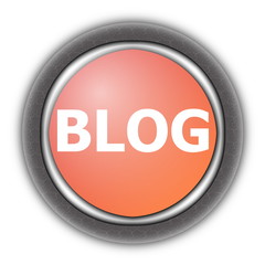 Wall Mural - internet blog button