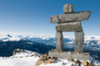 Inukshuk at the top of Whistler Mountain, site of 2010 Winter Ol