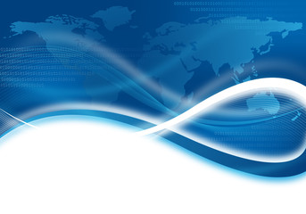 abstract background with world map