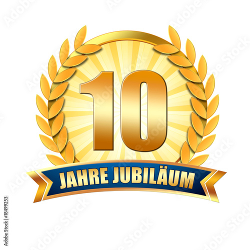 10 Jahre Jubiläum kaufen Sie dieses Foto und finden Sie ähnliche