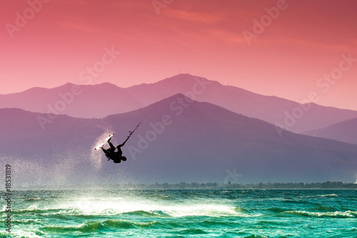 Dekoracja na wymiar  kitesurfing