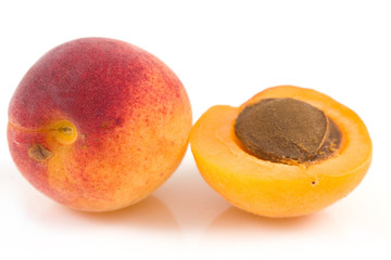 Wall Mural - apricot on isolated