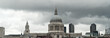 London skyline at St Paul's cathedral