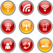 © Vjom - Communication  button set. Vector illustration