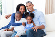 © WavebreakMediaMicro - Portrait of a Smiling Afro-american family
