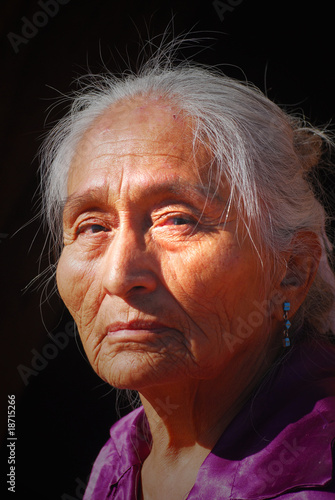 Plakat Elderly Navajo woman