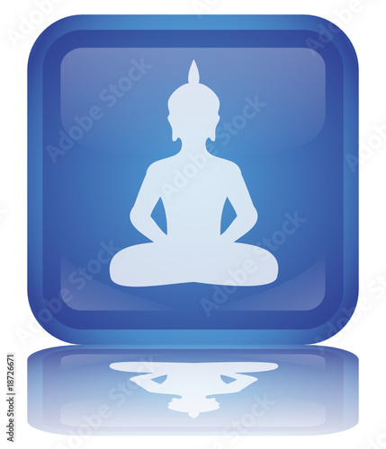 Bouton Bouddha Position Du Lotus Yoga Zen Meditation Stock Vector Adobe Stock Bouton Bouddha Position Du Lotus Yoga Zen Meditation Stock Vector Adobe Stock
