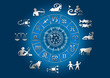 Sternzeichen mit Symbolen - Astrologie