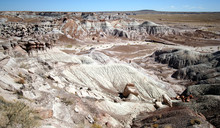 A View Of Petrified Forest National Park, Arizona
