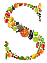 Fruit And Vegetables Lettre "S"