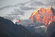 sunset in Himalayas