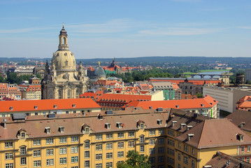 Canvas Print - Dresden Frauenkirche - Dresden Church of Our Lady 24