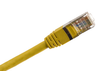 Poster - Yellow network cable