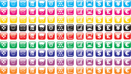 Various Glossy Button Icons