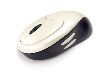 One Computer Mouse isolated in white background