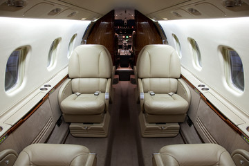 Business Jet Interior