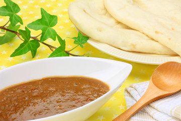 Wall Mural - curry and naan