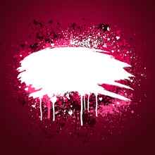 Pink Heart Grunge Design