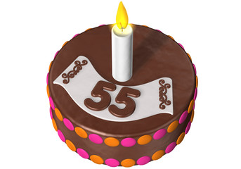 birthday cake 55