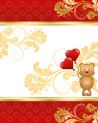 Wall Mural - Valentine background