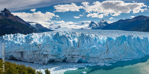 Board z aluminiowym obramowaniem Lodowiec Perito Moreno, Patagonia, Argentyna - widok panoramiczny