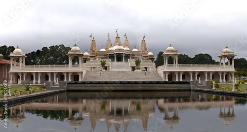 Fotoboard na płycie The BAPS Swaminarayan Sansthan's Swaminarayan Temple, atlanta