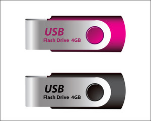 flash drive vector