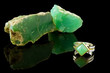 Chrysoprase Ring And Rough