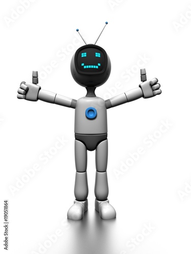 Tv Robot Thumbs Up Stock Illustration Adobe Stock Tv Robot Thumbs Up Stock Illustration Adobe Stock