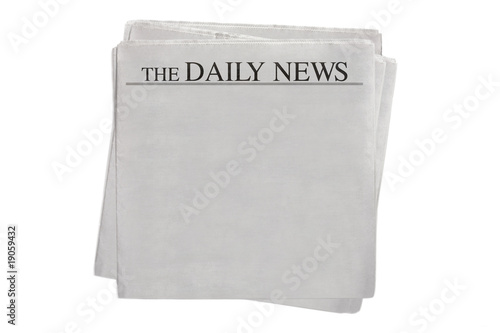Blank Newspaper The Daily News Clipping Path Included Stock Photo Adobe Stock Blank Newspaper The Daily News Clipping Path Included Stock Photo Adobe Stock