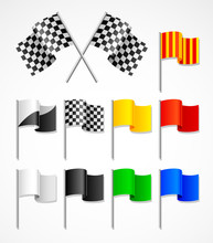 Set Of Sport Flags