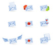 set of mail vector icons