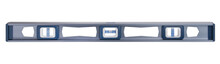Spirit Level In Blue Metal With Clipping Path