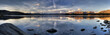 Lake Sunset Panorama in New Zealand