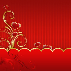 Wall Mural - Valentine design