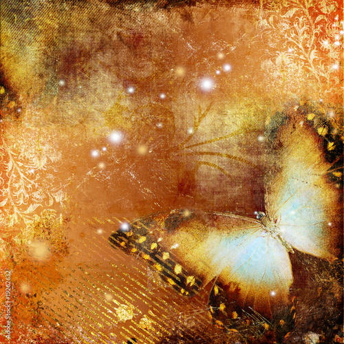 artwork  with butterfly