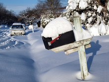 Snow Covered Mailbox